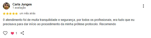 Avaliação Google 1