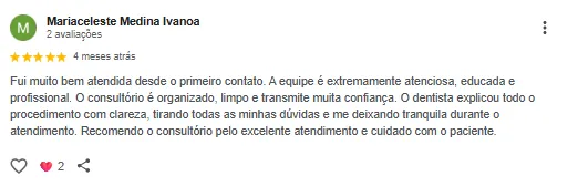 Avaliação Google 3